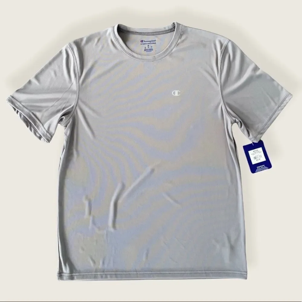 Champion Double Dry Core T-shirt in Stone Gray - Picture 3 of 8